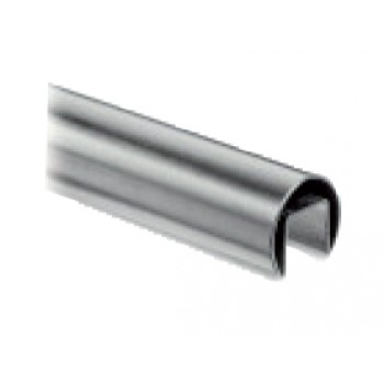 Slotted Tube Round 48.3 x 1.5mm***3mtrs Long***   Grade 304 Satin 